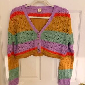 Urban Outfitter Cropped Knit Cardigan